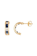 Boucles D'Oreilles "Bluarc" Or Jaune 375/1000