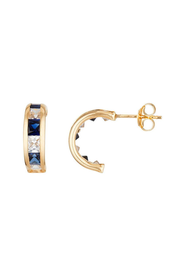 Boucles D'Oreilles "Bluarc" Or Jaune 375/1000