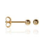 Boucle D'Oreilles "Puces 1Mm" - Or Jaune 375/1000
