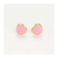 Boucles D'Oreilles Enfant "Joli Coeur" Or Jaune 375/1000