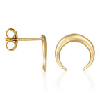 Boucles D'Oreilles "Demi Lune" - Or Jaune 375/1000