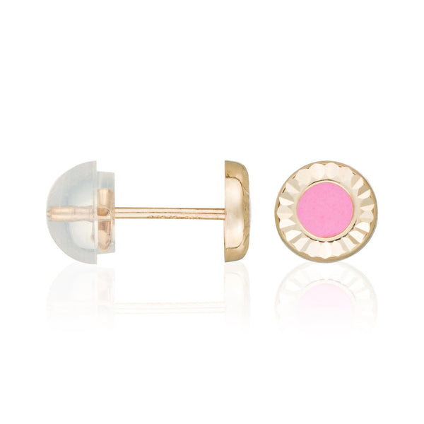 Boucles D'Oreilles Enfant "Bico" Or Jaune 375/1000