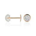 Boucles D'Oreilles Enfant Or Jaune 375/1000