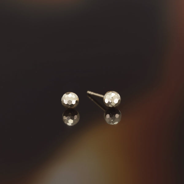 Boucles D'Oreilles " Boule 4Mm" Or Jaune 375/1000