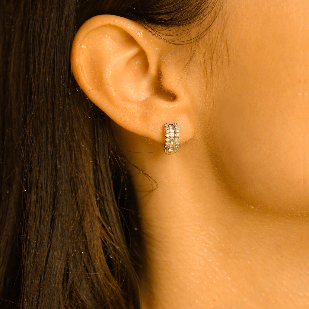 Boucle d'oreilles Rangs D0,55/52