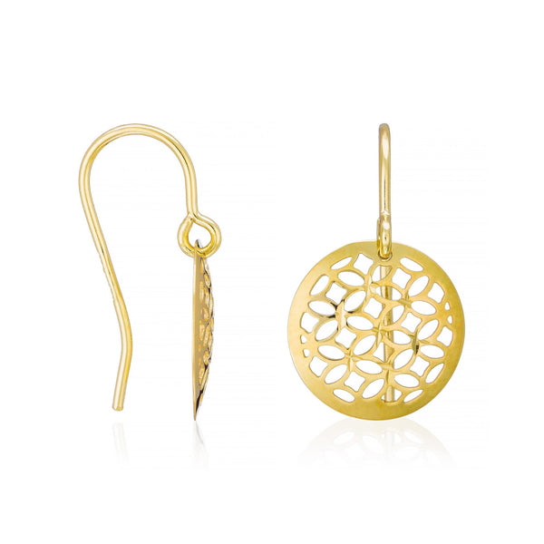 Boucles D'Oreilles "Dandelion" Or Jaune 375/1000