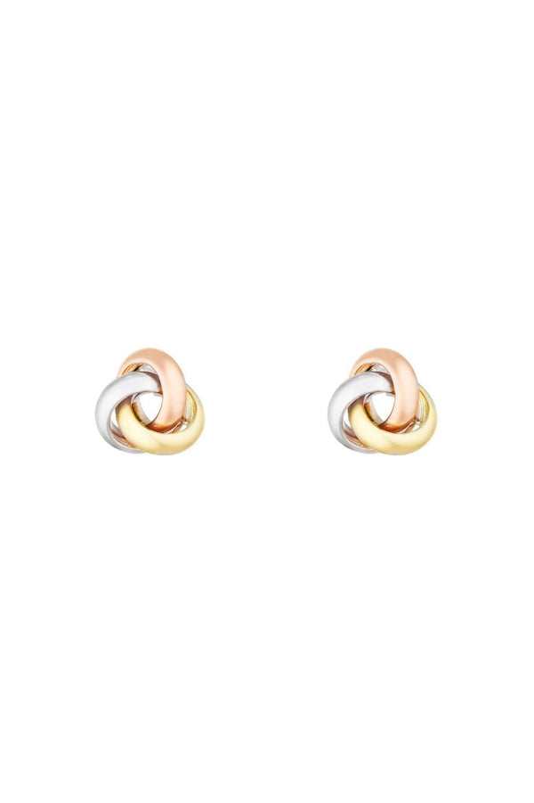 Boucles D'Oreilles "Noeud Tricolore"