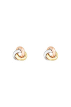 Boucles D'Oreilles "Noeud Tricolore"