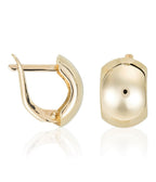Boucles D'Oreilles "Carré D'Or" - Or Jaune - Or Jaune