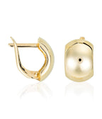 Boucles D'Oreilles "Carré D'Or" - Or Jaune - Or Jaune