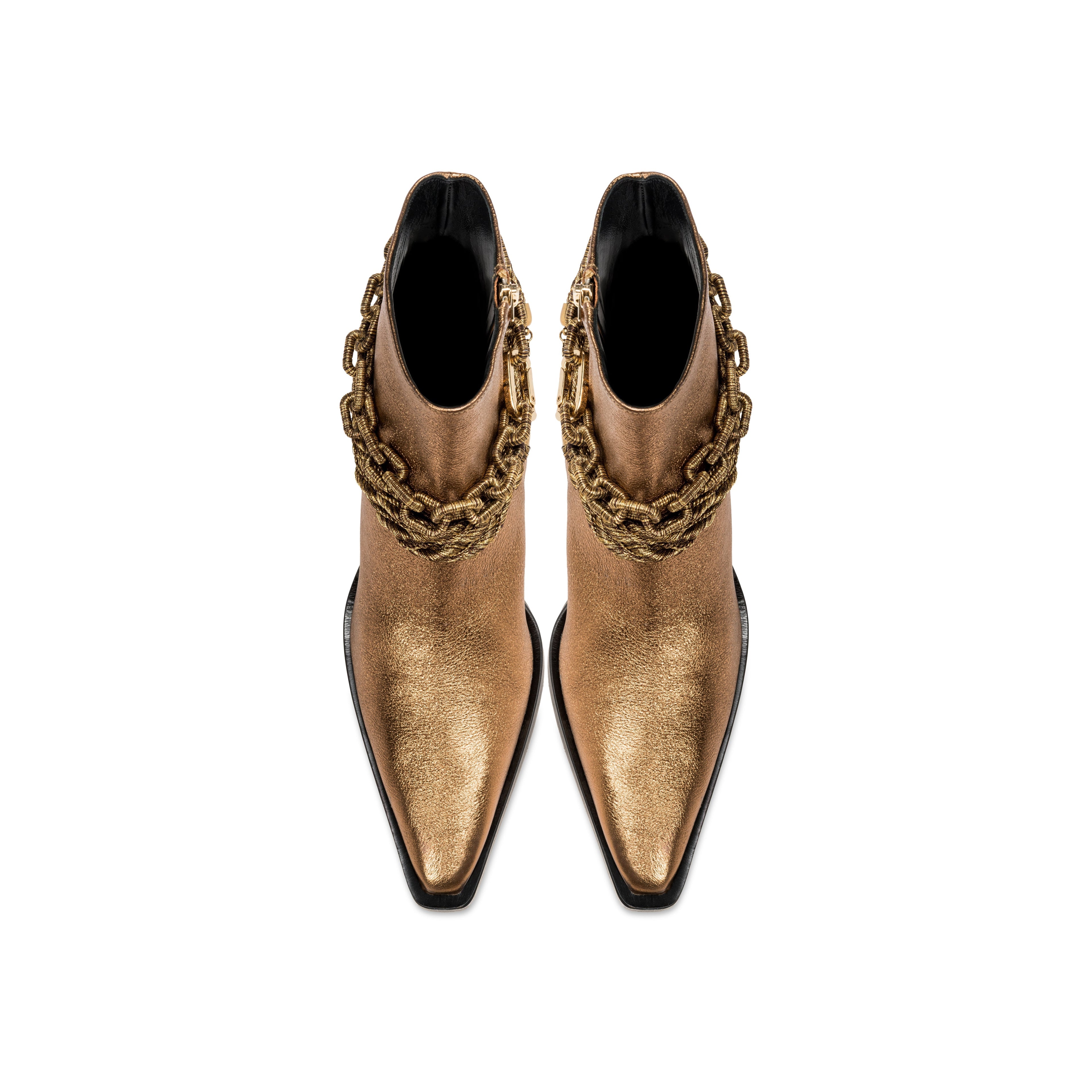 Catena Notte Bronze High-Heel Cowboy Boot