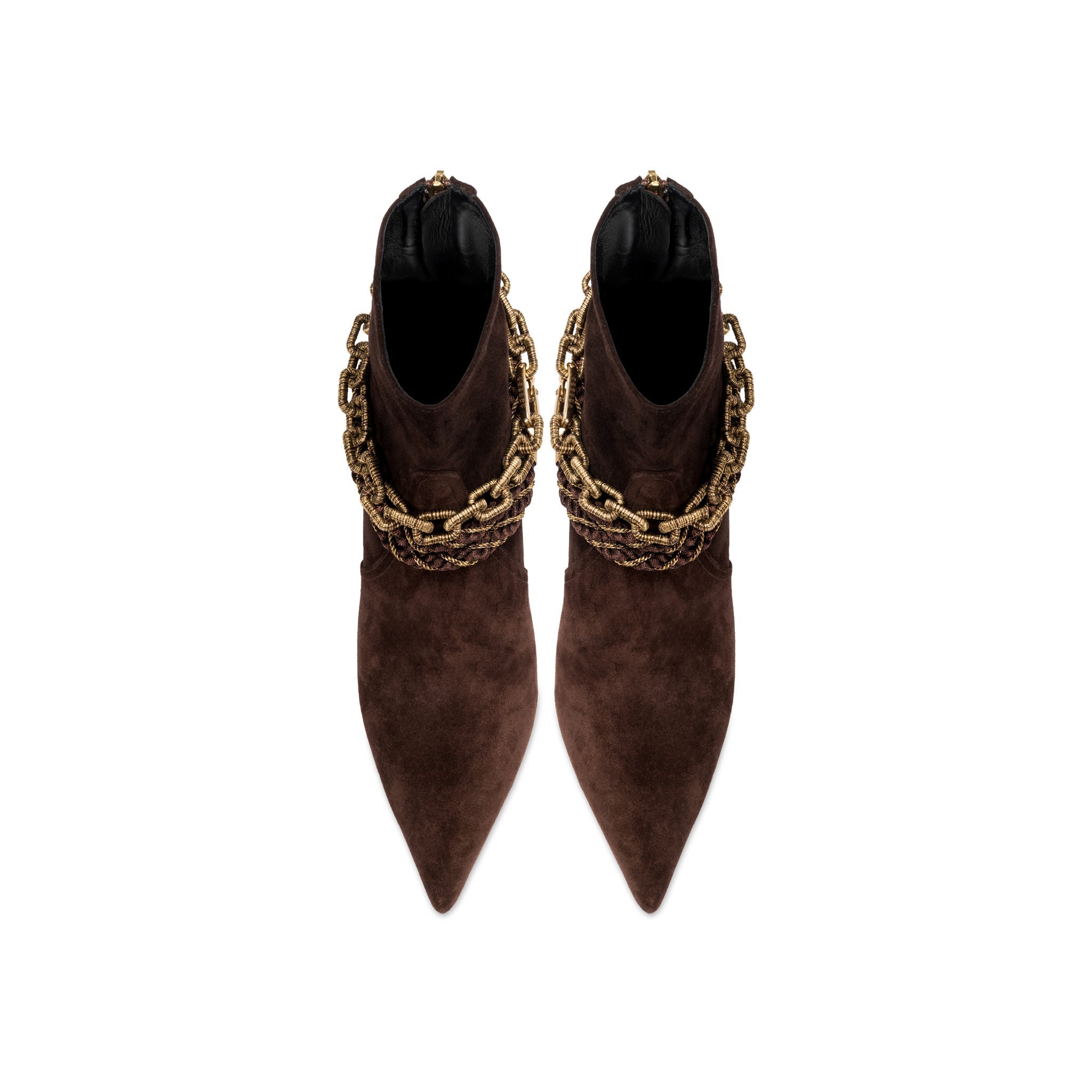 Catena Notte Dark Brown High-Heel Ankle Boot