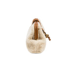 Boho Chic Off-White Pouch Bag