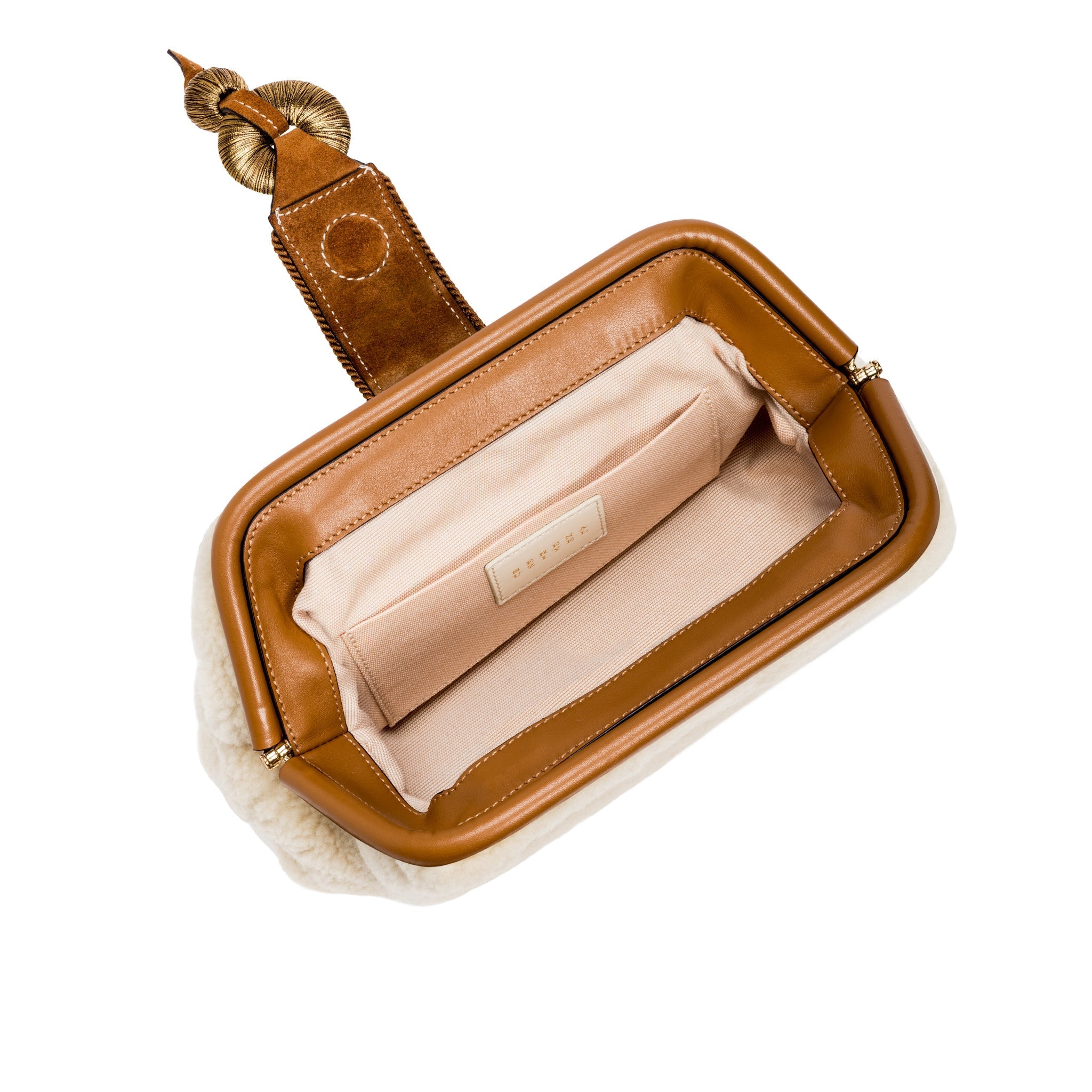 Boho Chic Off-White Pouch Bag