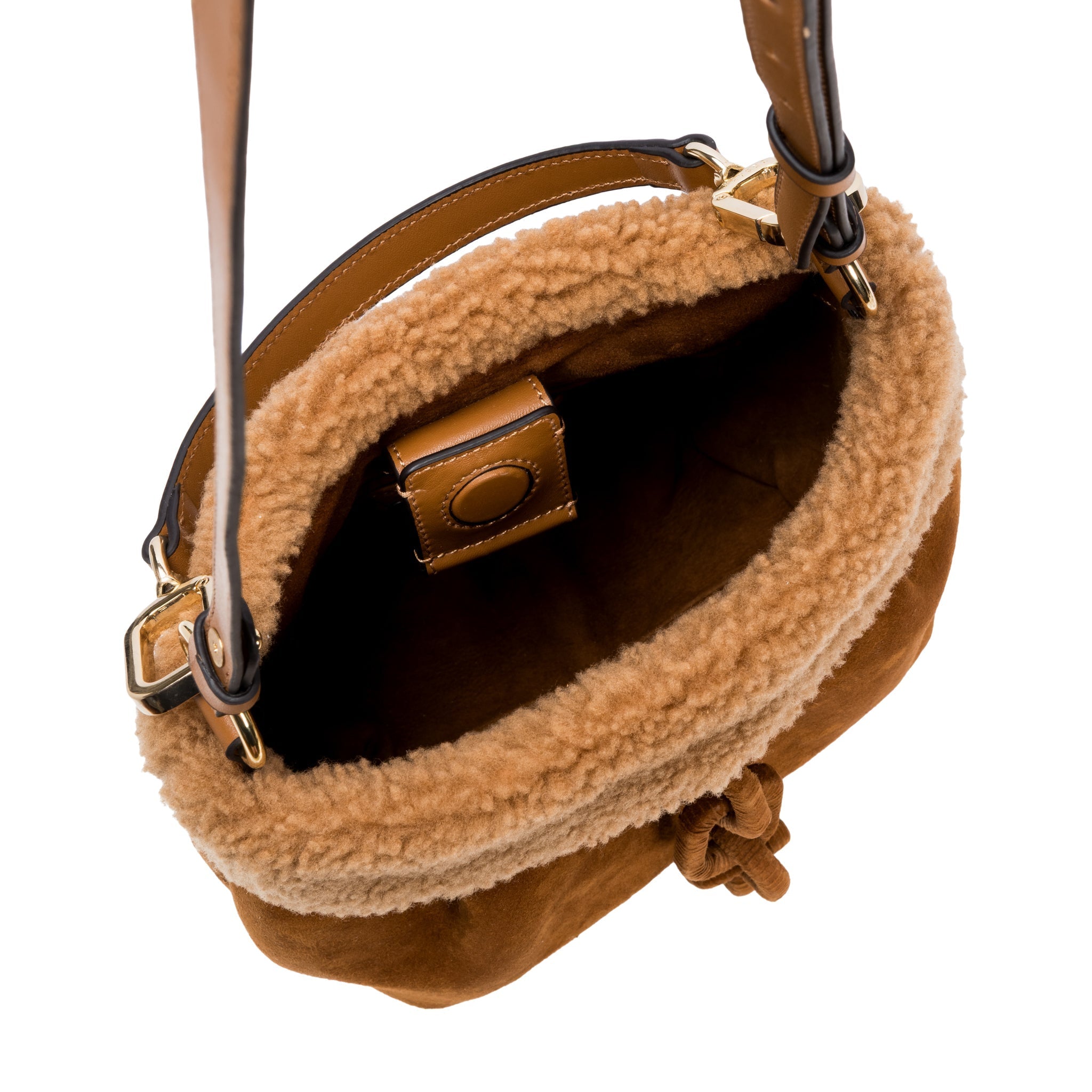 Catena Light Brown Small Shoulder Pouch Bag