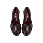 Catena Burgundy Flat Moccasin