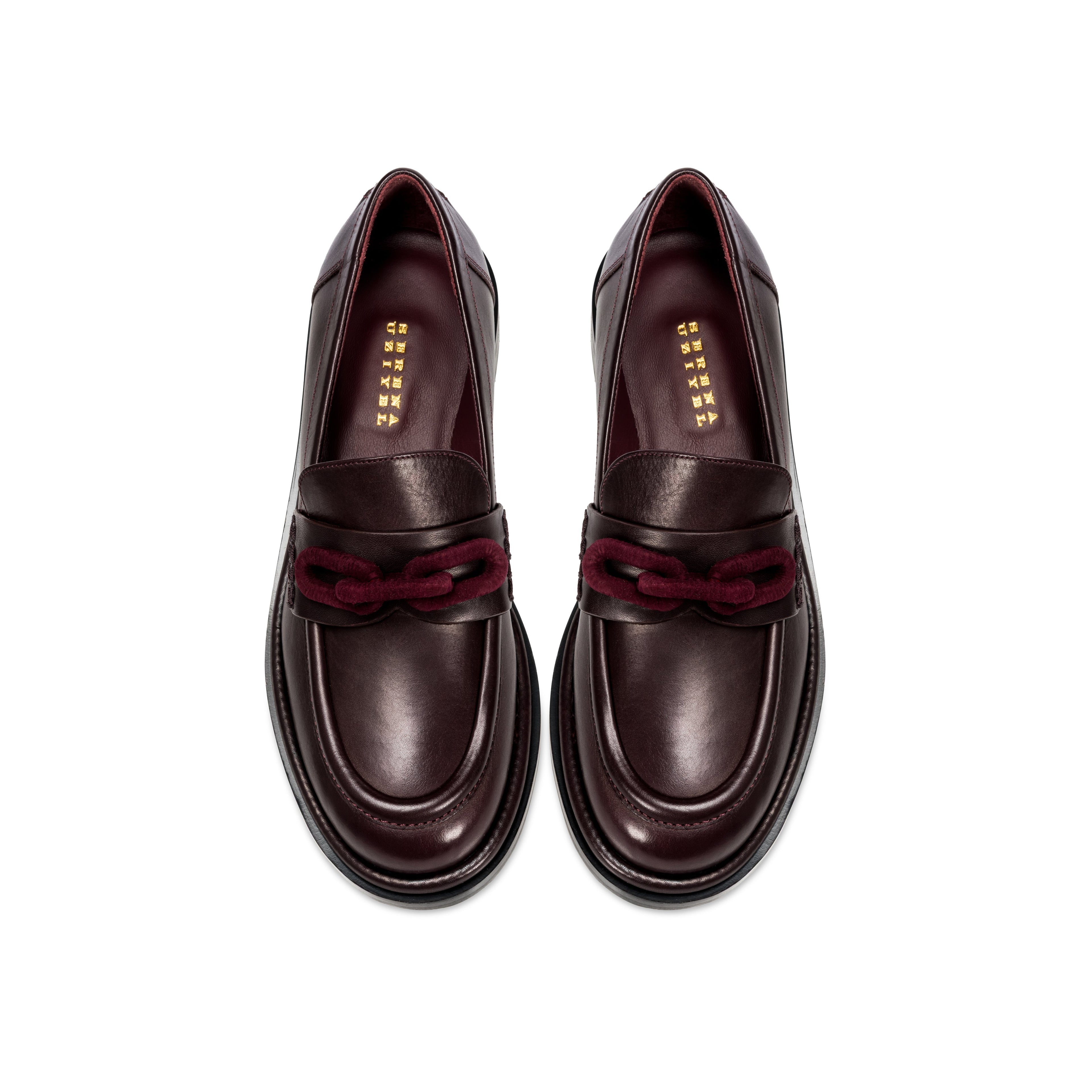 Catena Burgundy Flat Moccasin
