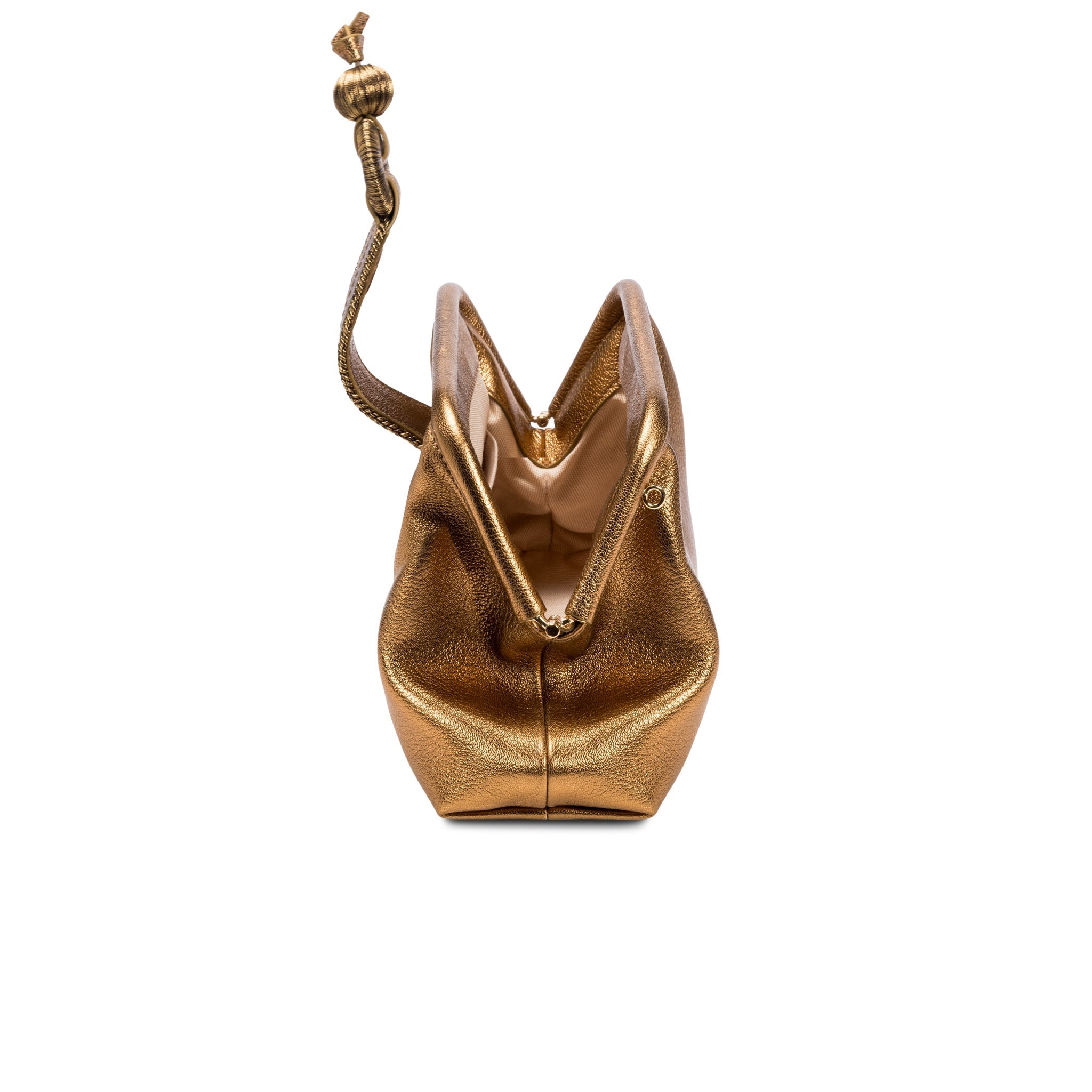Boho Chic Bronze Pouch Bag