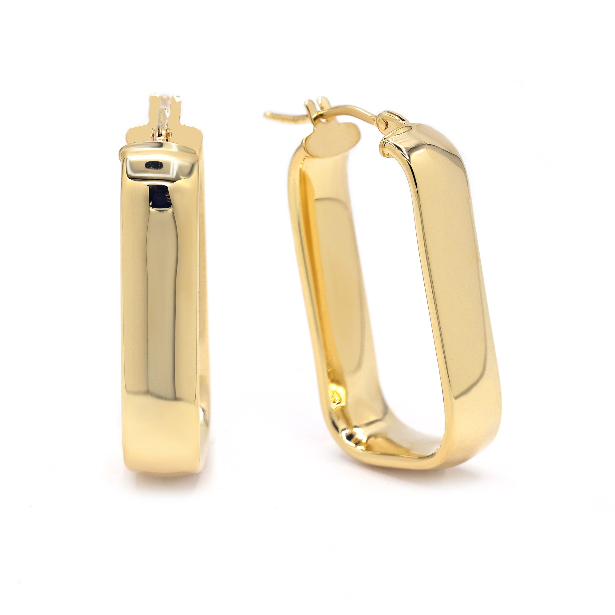 Boucles D'Orelles "Prisme D'Or"  Or Jaune 375/1000