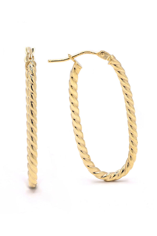 Boucles D'Oreilles "Formes Sublimes"  Or Jaune 375/1000