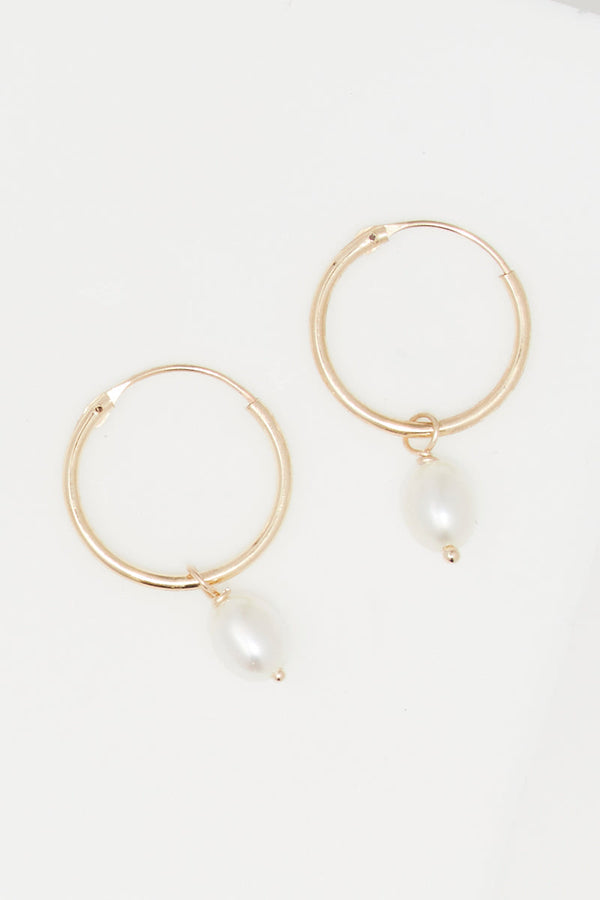 Boucle d'oreilles " Gama Perle" Or Jaune 375/1000