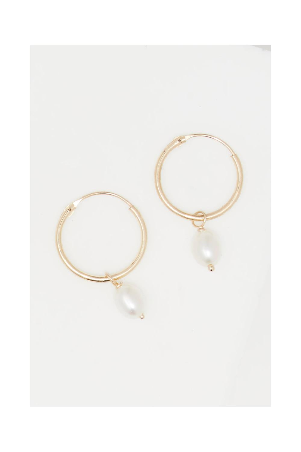 Boucle D'Oreilles " Gama Perle" Or Jaune 375/1000