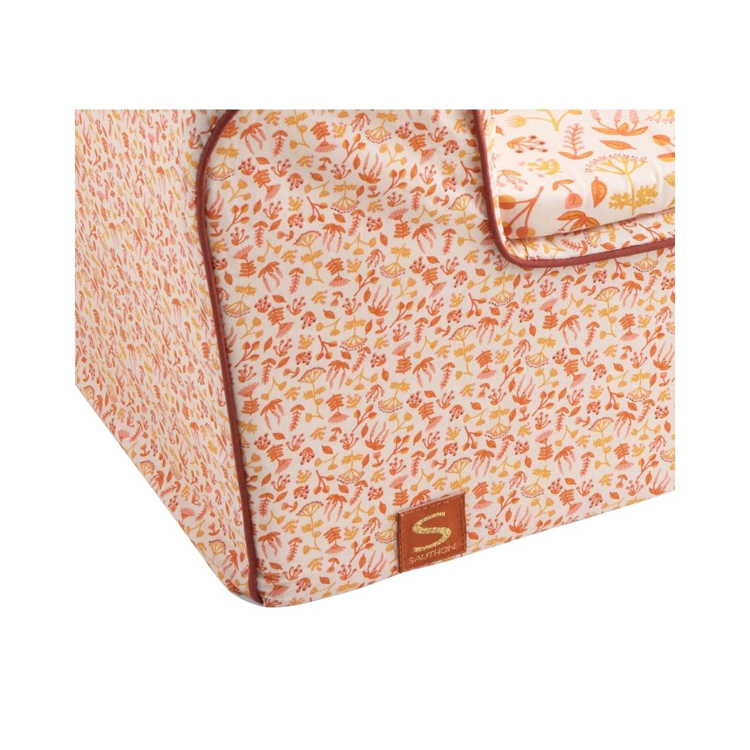 Fauteuil Club En Coton Rose