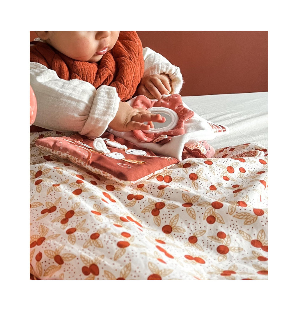 Livre D'Éveil En Polyester Rose
