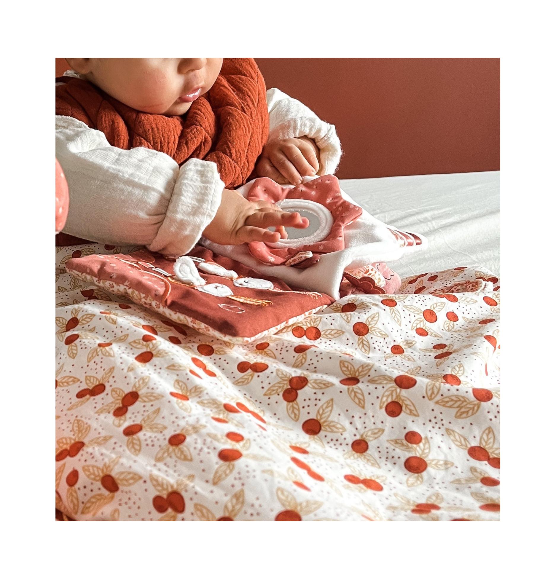 Livre D'Éveil En Polyester Rose