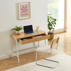 Esra - Bureau - Effet Chêne Et Blanc