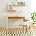 Esra - Bureau - Effet Chêne Et Blanc