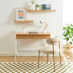 Esra - Bureau - Effet Chêne Et Blanc