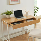 Esra - Bureau - Effet Chêne Et Blanc