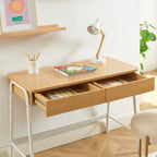 Esra - Bureau - Effet Chêne Et Blanc