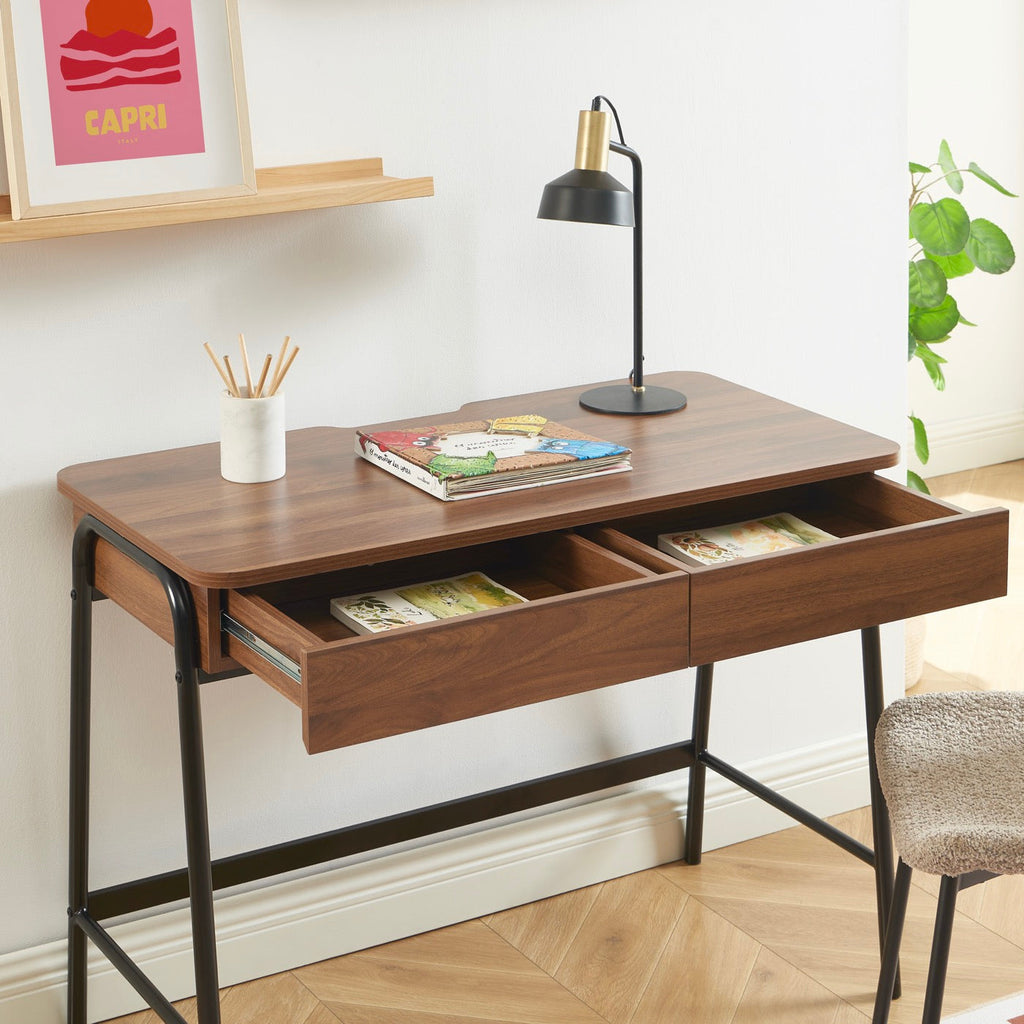 Esra - Bureau - Effet Noyer Et Noir
