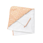 Cape De Bain Et Gant En Coton Blanc