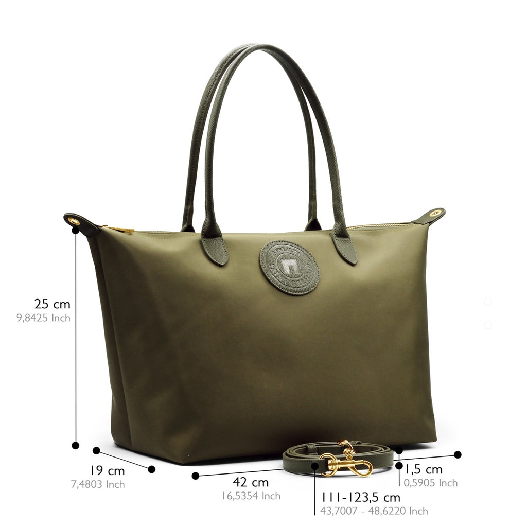 Sac Porté Epaule Etretat Mm - Khaki