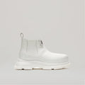 Bottines Gao Eva Logo Metal Plate Ankle - White