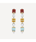 Boucles D'Oreilles "Rouna" - D0,09/6 G0,17/2 C0,11/2 Bt0,10/2 - Or Jaune