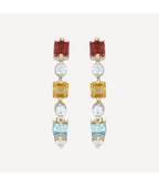 Boucles D'Oreilles "Rouna" - D0,09/6 G0,17/2 C0,11/2 Bt0,10/2 - Or Jaune