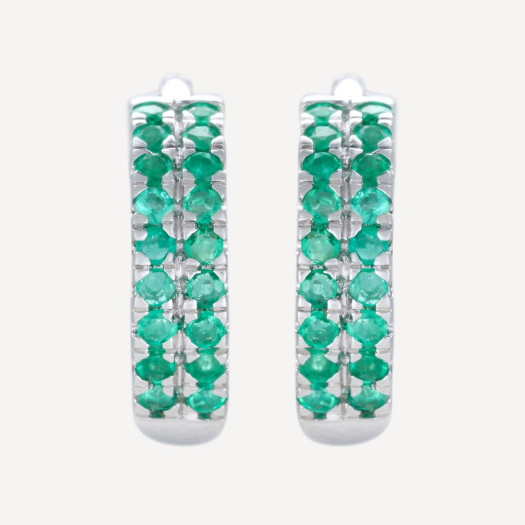 Boucles D'Oreilles "Faye" E0,29/36 - Or Blanc 375/1000