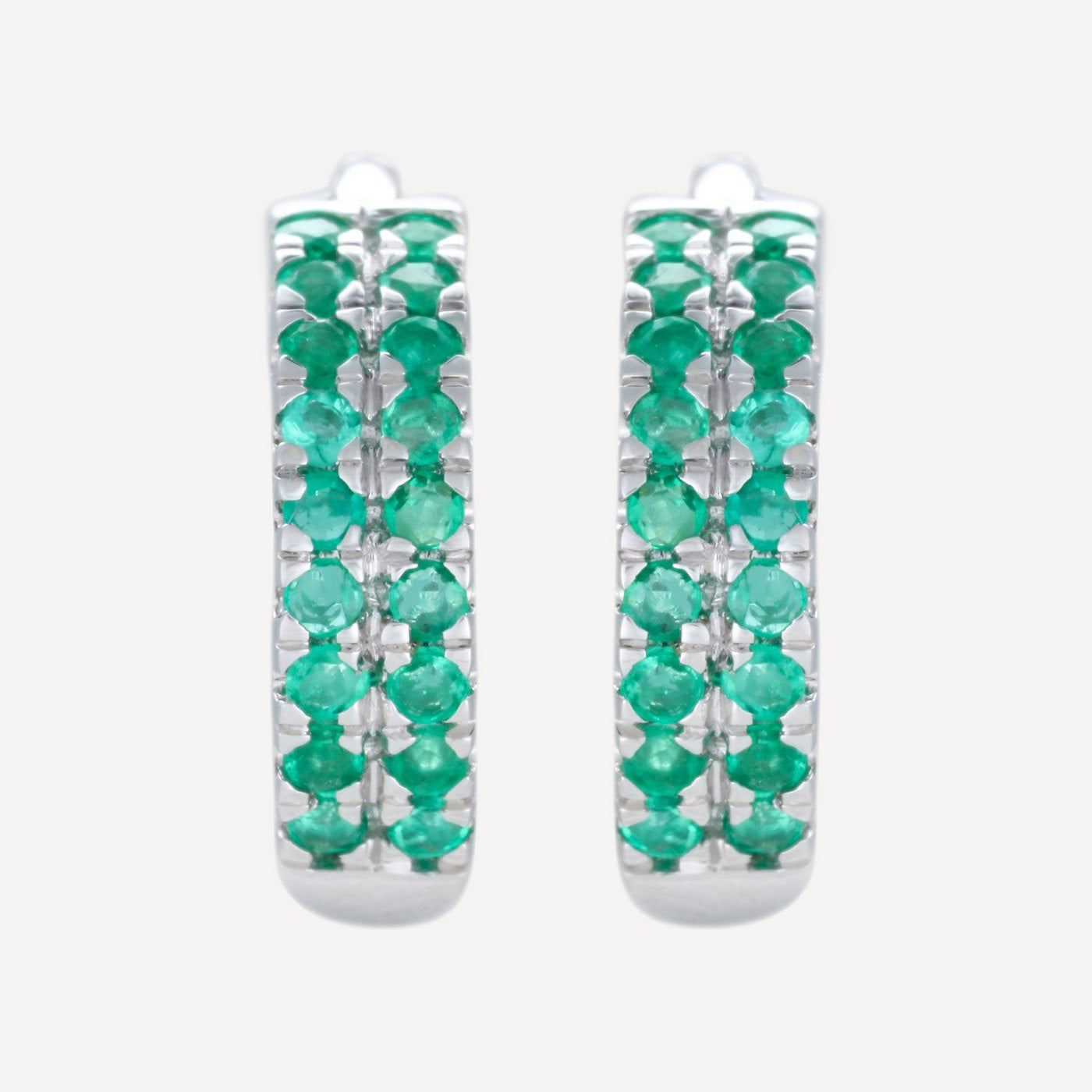 Boucles D'Oreilles "Faye" E0,29/36 - Or Blanc 375/1000