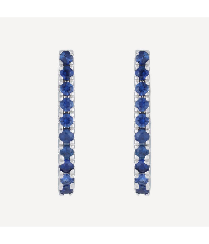 Boucles D'Oreilles "Rhea" - S0,11/20 - Or Blanc