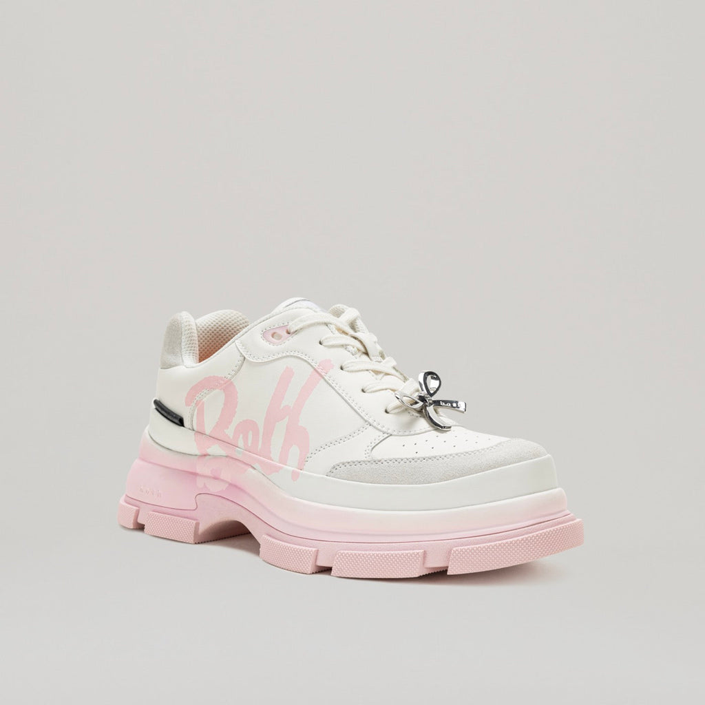 Sneakers Gao Eva Runner W/ Metal Bow - Pink/White