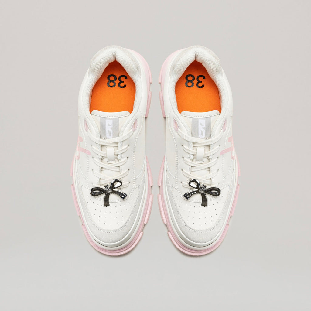 Sneakers Gao Eva Runner W/ Metal Bow - Pink/White