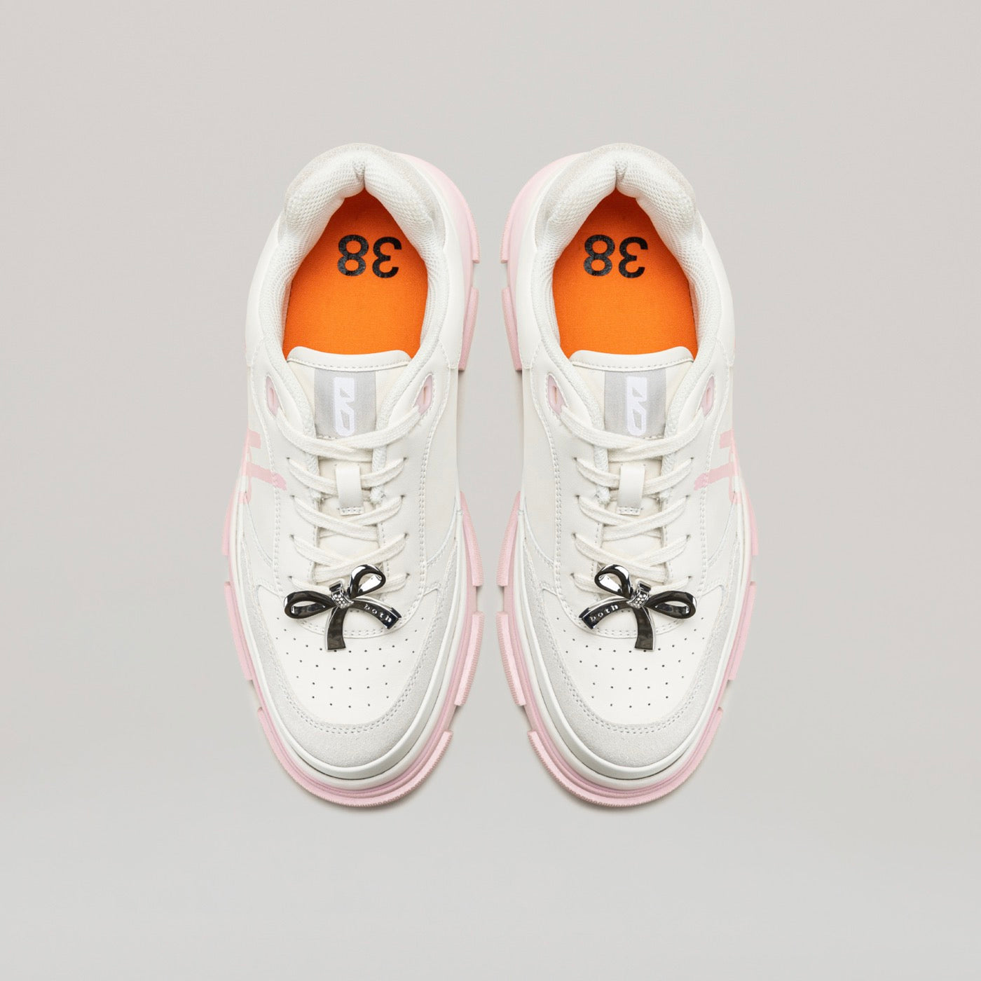 Sneakers Gao Eva Runner W/ Metal Bow - Pink/White