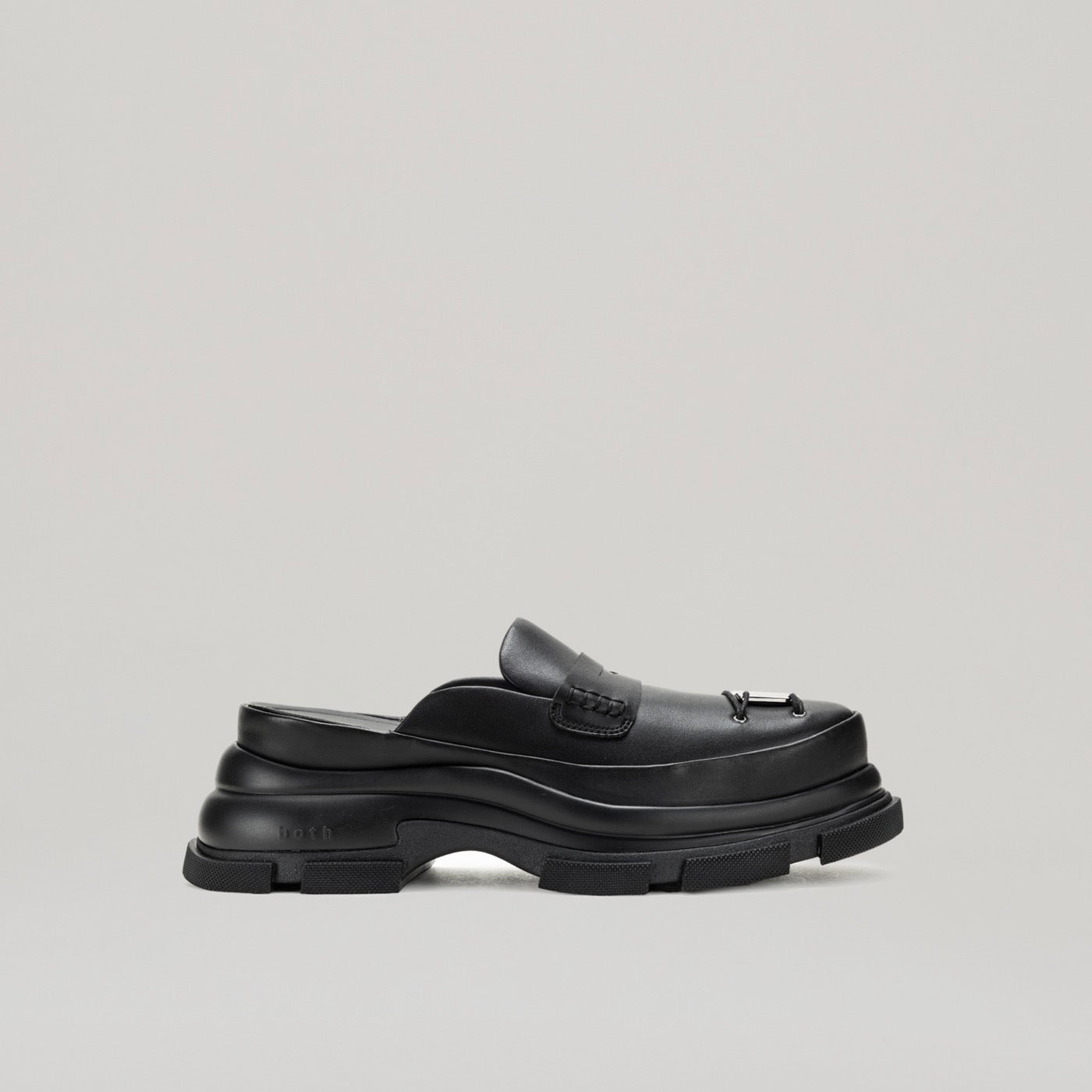 Mules Gao Eva Metal Logo - Black