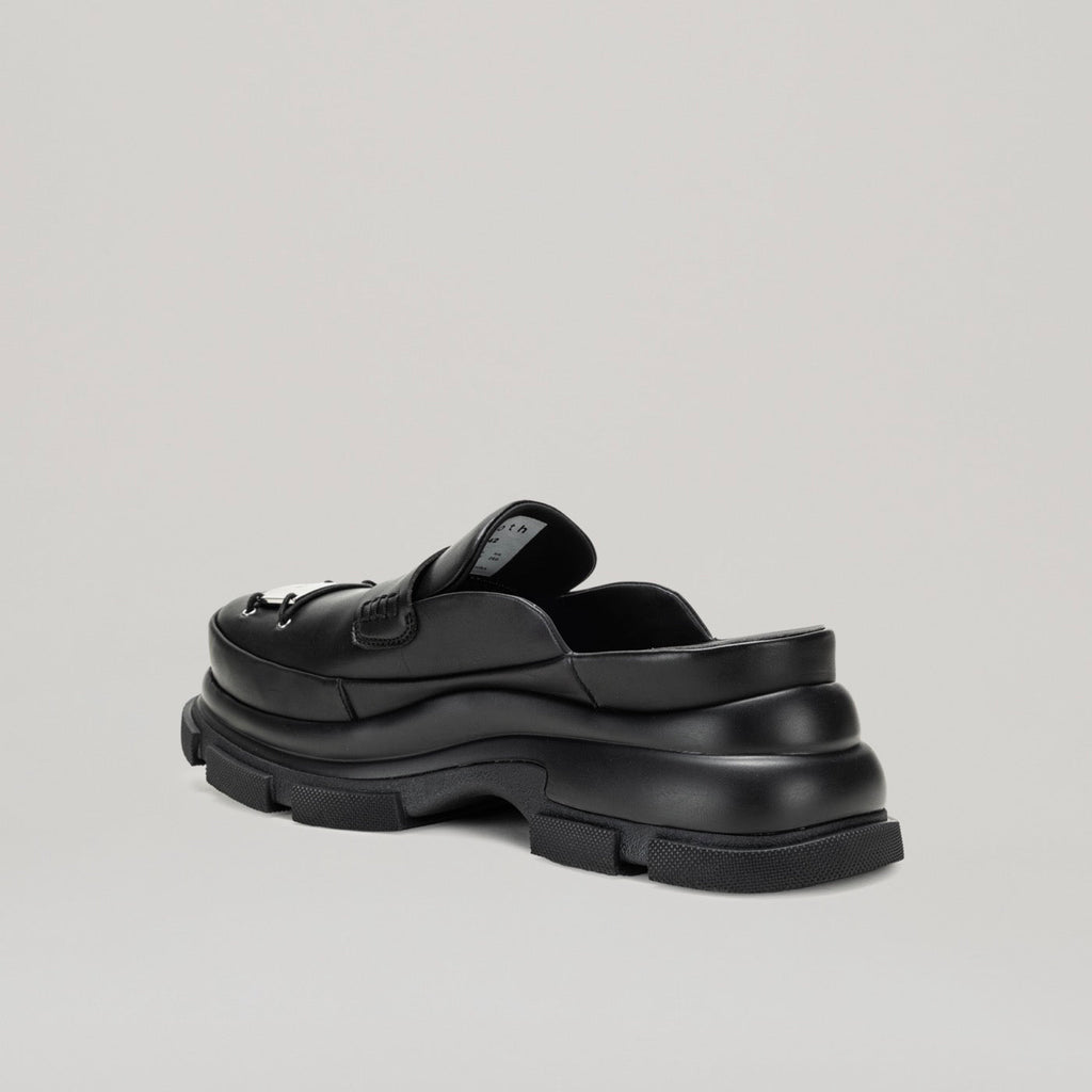 Mules Gao Eva Metal Logo - Black