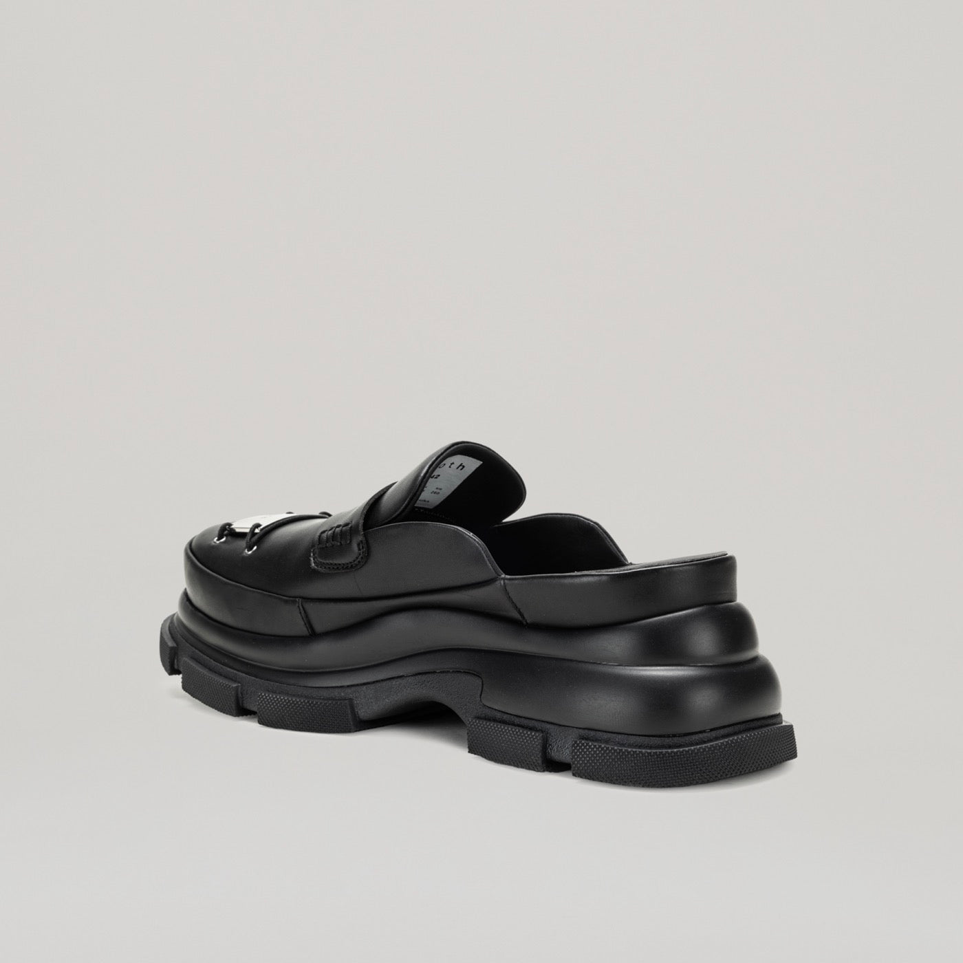 Mules Gao Eva Metal Logo - Black