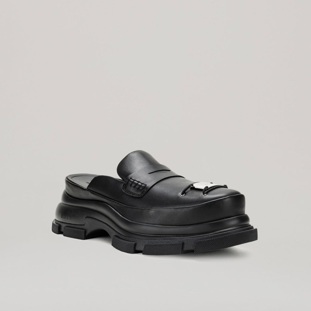 Mules Gao Eva Metal Logo - Black